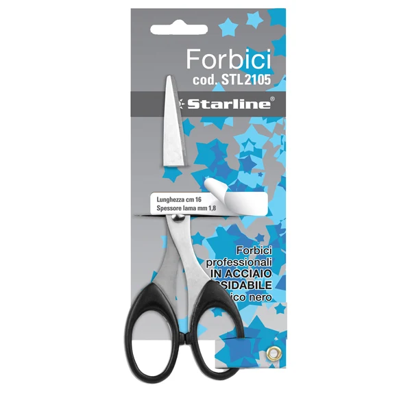 Forbici Simmetriche Impugnatura ABS 2 Misure 16 cm e 21 cm | Starline