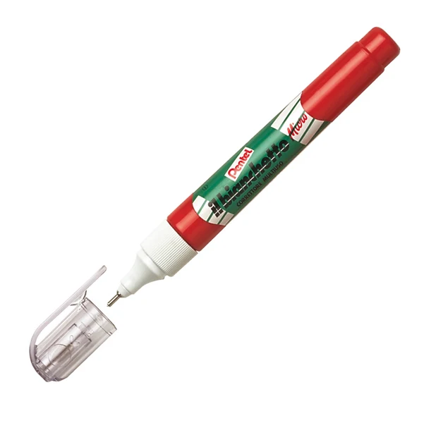 Correttore a Penna Micro Punta Metallica 1,2 mm 7 ml Senza Tricloroetano | Pentel