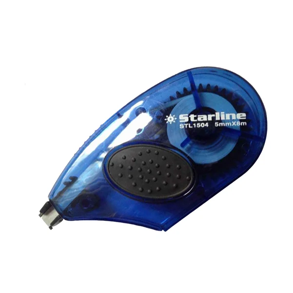 Correttore a Nastro Laterale 5 mm x 8 m Impugnatura Ergonomica Gommata Conf. 10 pz | Starline