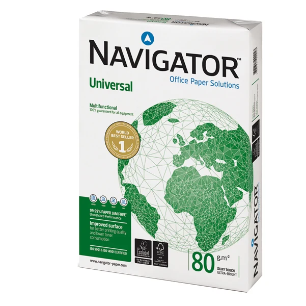 Carta Navigator A4 80 gr – Scatola da 5 Risme (2.500 Fogli)