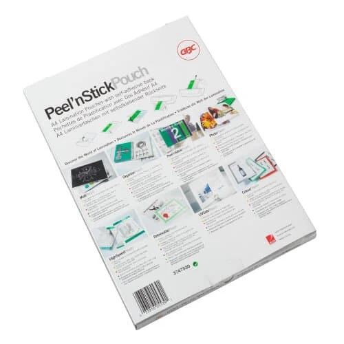 GBC Lamination Pouch A4 Adhesive 125 Micron