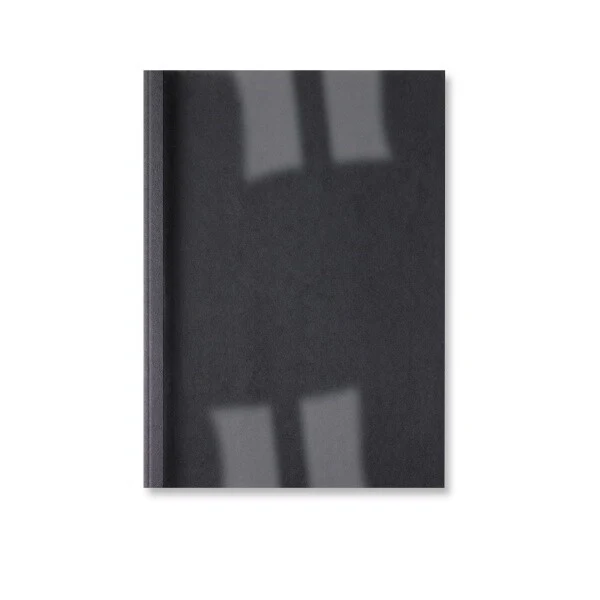 GBC LeatherGrain Thermal Binding Covers 1.5mm Black (100)