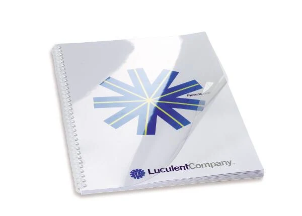 GBC HiClear Binding Covers A4 PVC 150 Micron Super Clear (50)