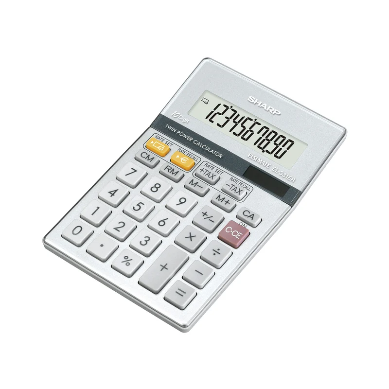 Sharp EL-331ERB calculator Desktop Basic Silver