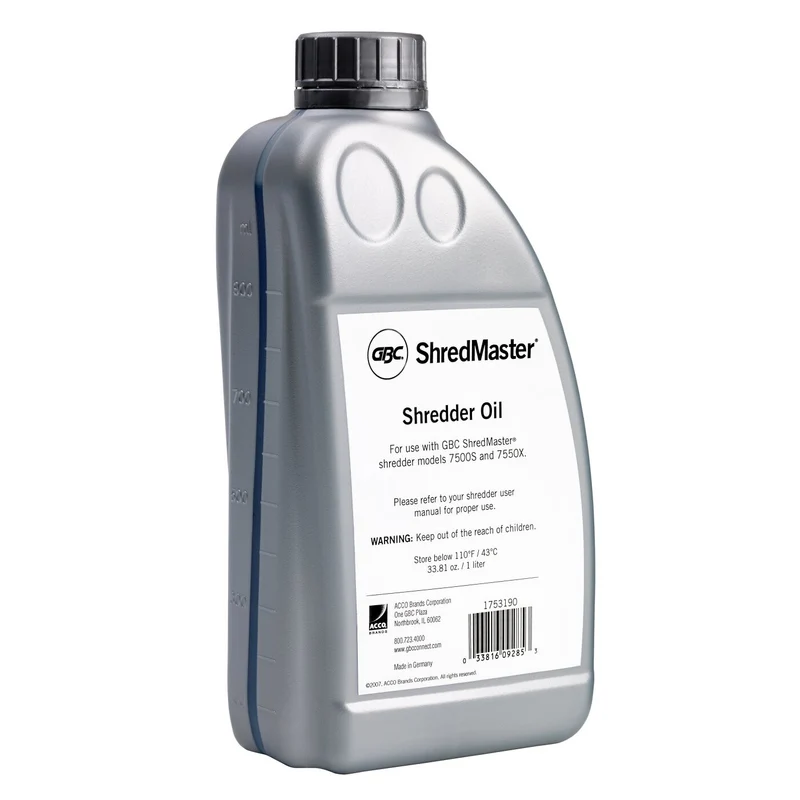 Rexel Shredder Oil 7500S/7550X 1 liter for Wide Entry models