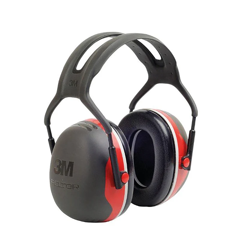 3M Peltor x3 Ear Defenders Headband Red