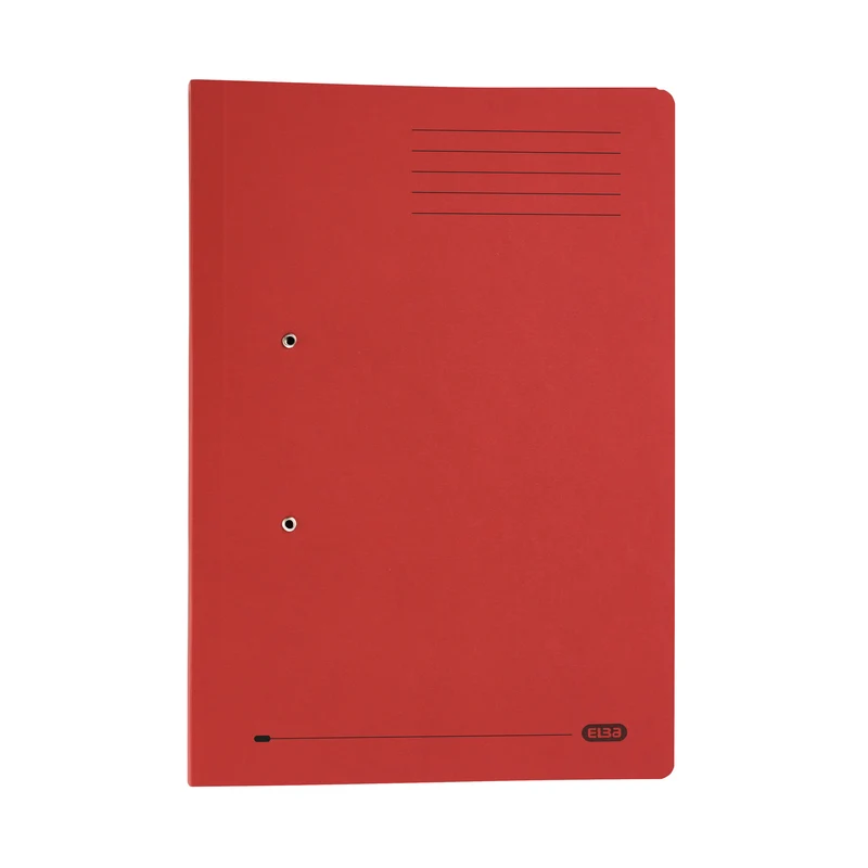 Elba Spring Pocket File Mediumweight Foolscap Red (Pack of 25) 100090149