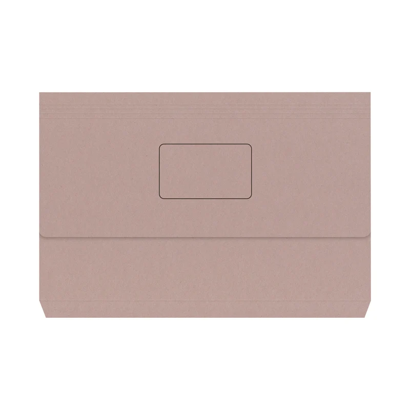 Document Wallet 220gsm Foolscap Buff (Pack of 50) 45912PLAI