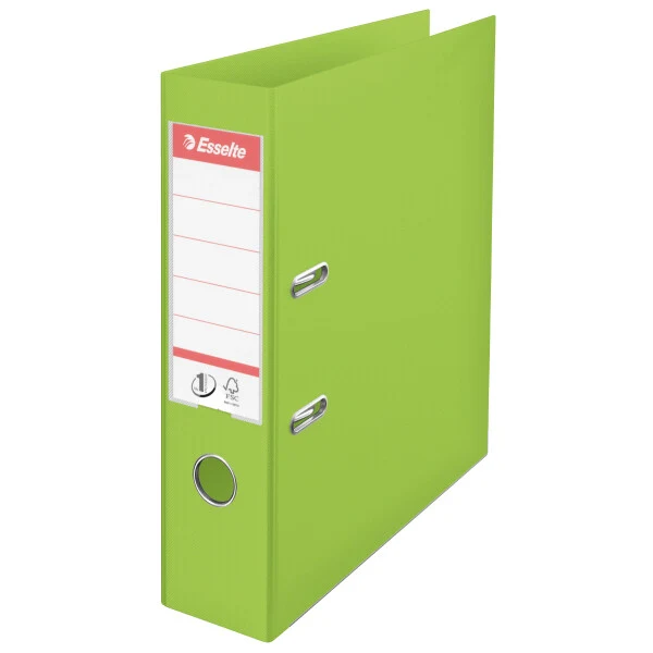 Esselte No.1 VIVIDA Lever Arch File PP, 30% pre-consumer recycled foil