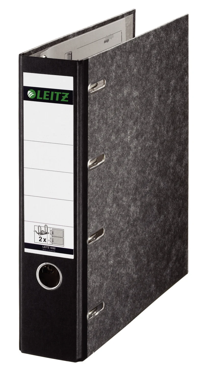 Leitz Double Mechanism Lever Arch File Classic Marbled