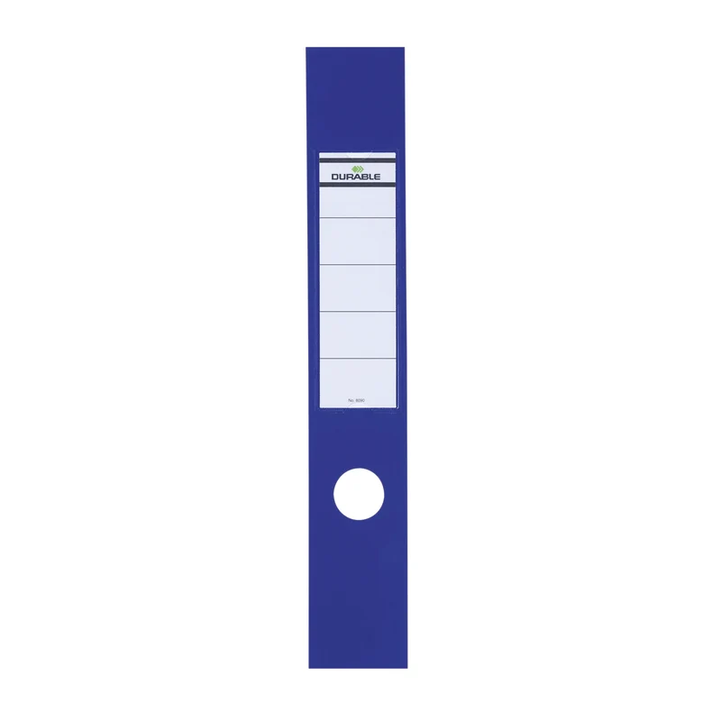 Durable Ordofix Self-Adhesive File Spine Label 60mm Blue (Pack of 10) 8090/06
