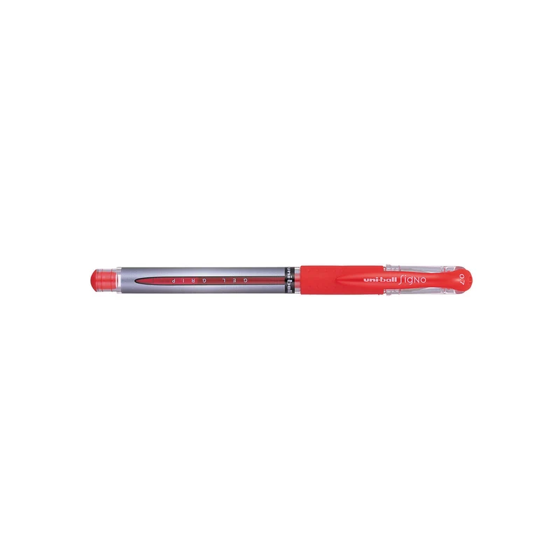 Uni-Ball Signo Gel Grip Rollerball Pen Red (Pack of 12) 9003952