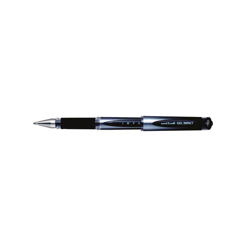 Uni-Ball Gel Impact Rollerball Pen 1.0mm Black (Pack of 12) 9006050