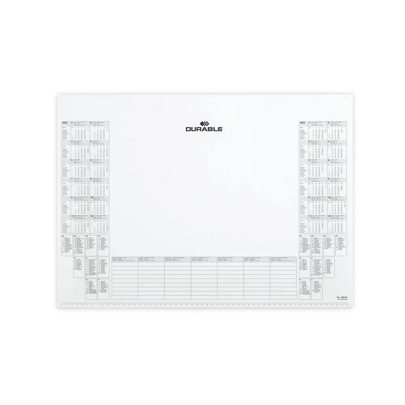 Durable 2023/2024 Refill Calendar Pad for Desk Mat 7291 7292/02