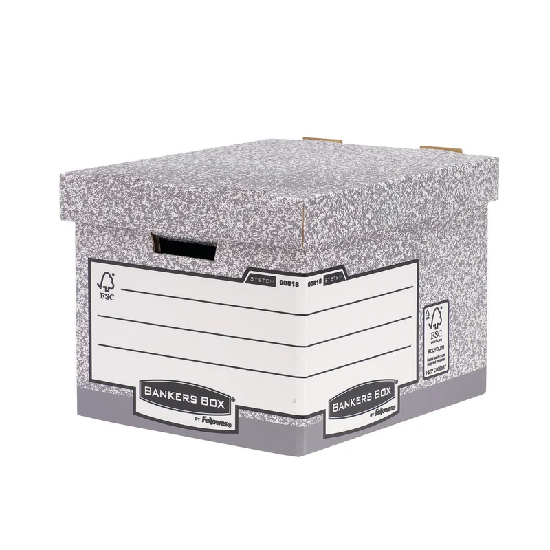 Fellowes Heavy Duty Bankers Box W333xD390xH285mm Standard (Pack of 10) 0081801