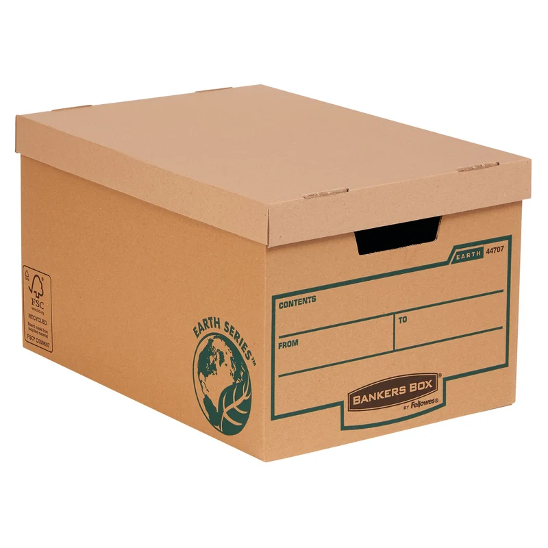 Fellowes Earth Series Storage Box Large (Pack of 10) 4470701