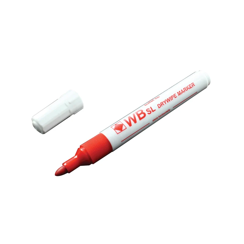 Red Whiteboard Marker Pens Bullet Tip (Pack of 10) WB15 804025