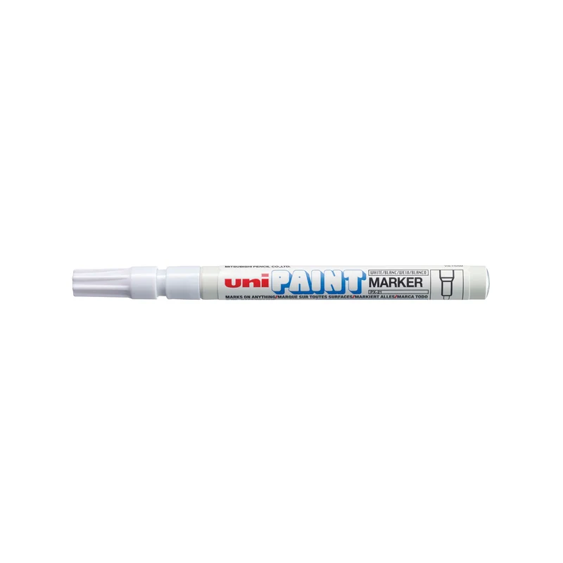 Uni-Ball Uni Paint PX-21 Marker Fine White (Pack of 12) 124503000