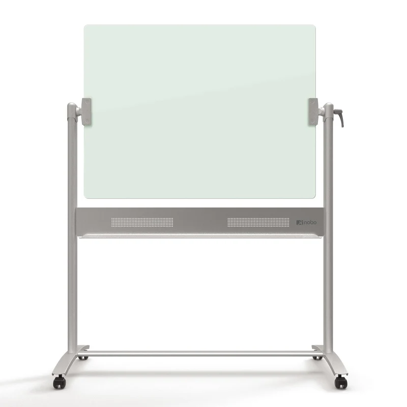 Nobo Brilliant White Glass Mobile Whiteboard 120x90cm