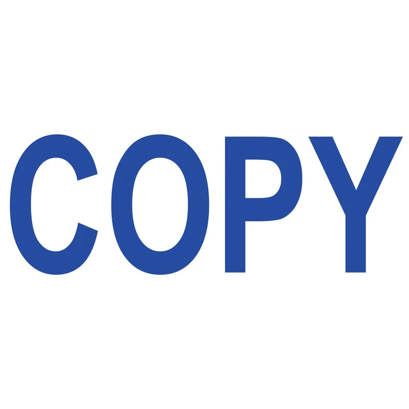 COLOP Green Line Word Stamp COPY Blue (Impression size: 38x14mm) C144836COP