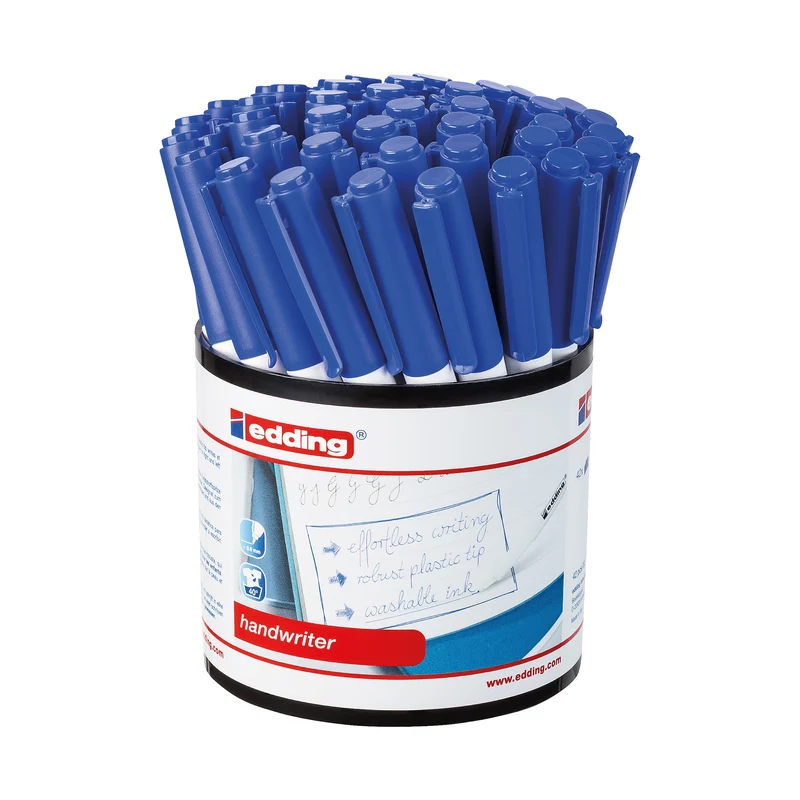 Edding Handwriter Pen Blue (Pack of 42) 1408003