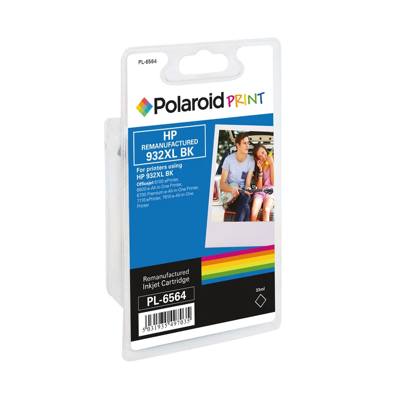 Polaroid HP 932XL Remanufactured Inkjet Cartridge Black CN053AE-COMP PL