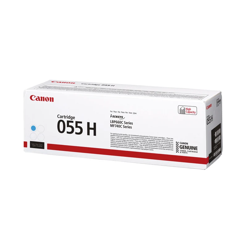 Canon 055H Toner Cartridge High Yield Cyan 3019C002