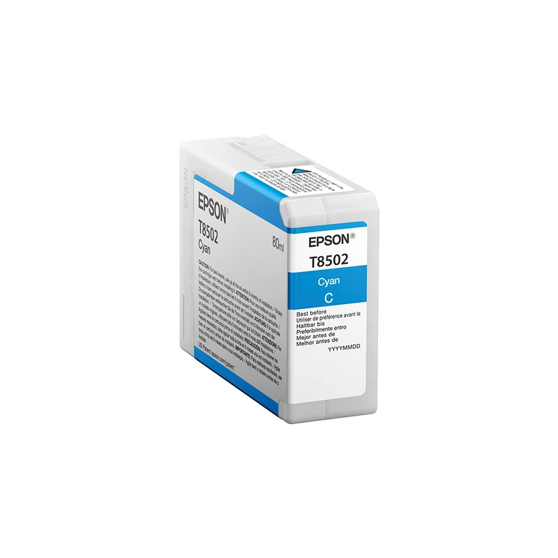 Epson T8502 Ink Cartridge 80ml Cyan C13T850200