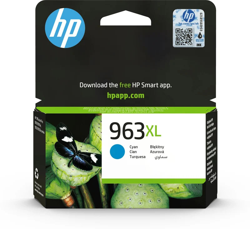 HP 963XL High Yield Cyan Original Ink Cartridge