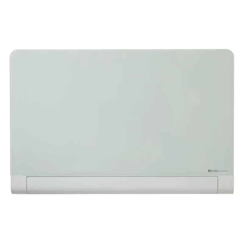 Nobo Impression Pro Glass Magnetic Whiteboard concealed pen tray 45" 100x56cm