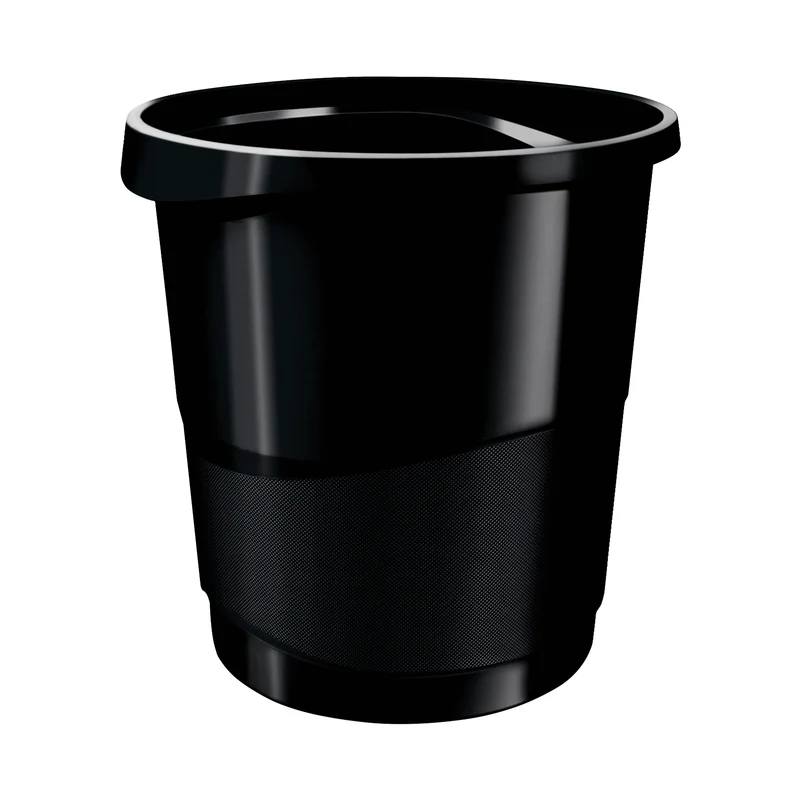 Rexel Choices Waste Bin 14 Litre Black 2115622