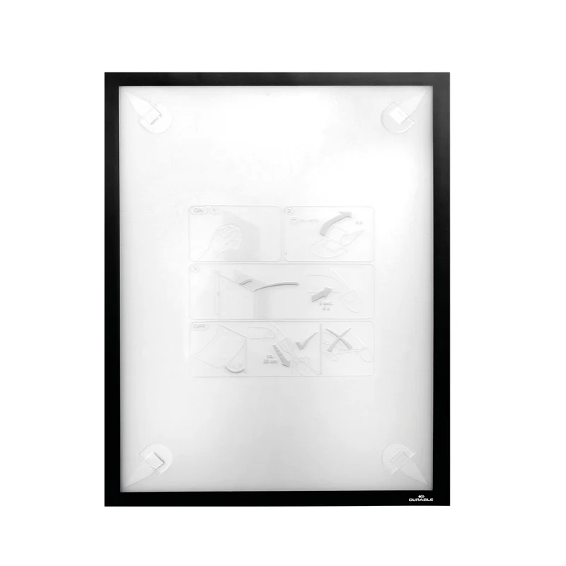 Durable Duraframe Wallpaper Info Frame A3 Black 4844