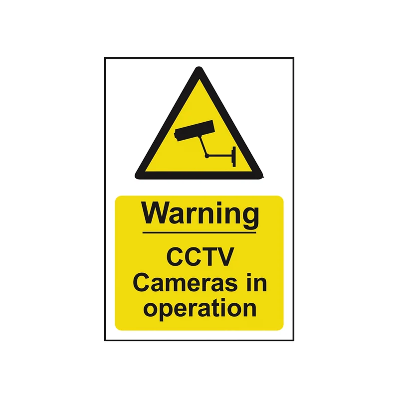 Spectrum Industrial Warning CCTV Cameras In Op S/A PVC Sign 200x300mm 1311
