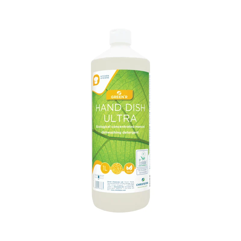 Clover ECO 490 Dishwashing Detergent 1 Litre (Pack of 12) 490