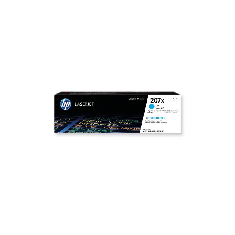 HP 207X LaserJet High Yield Toner Cartridge Cyan W2211X