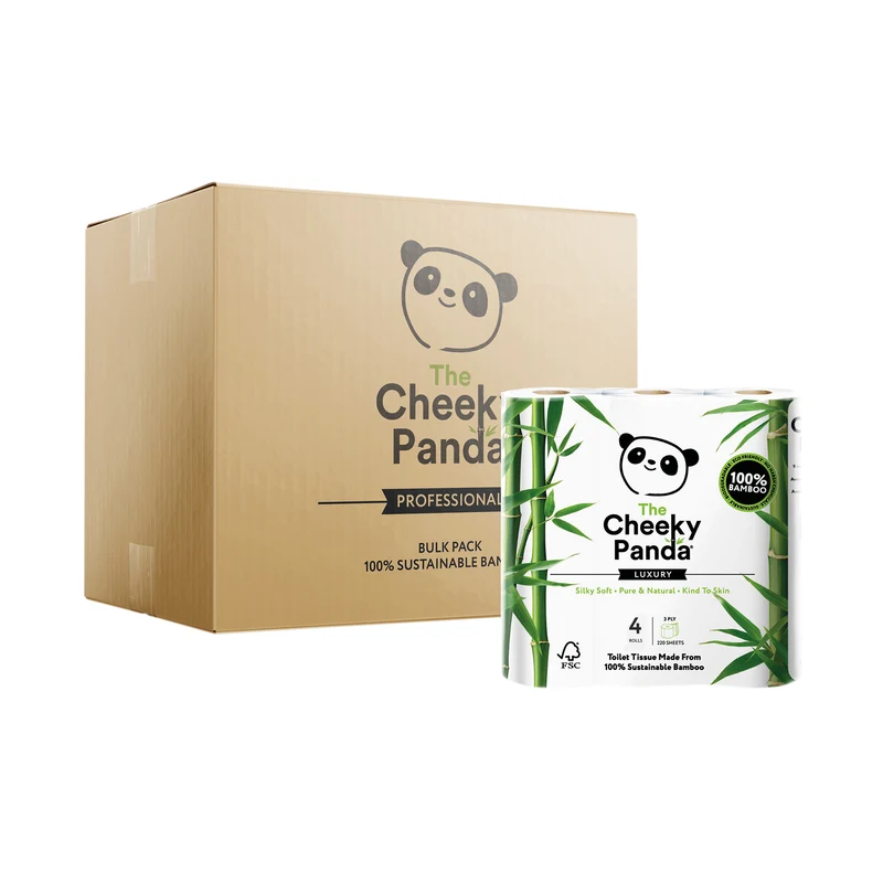 Cheeky Panda Bamboo 4 Toilet Rolls (Pack of 6) 1102181