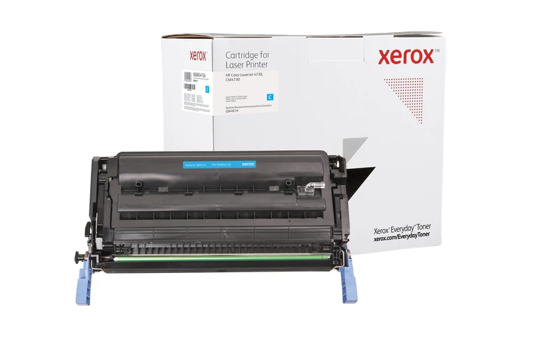 Everyday ™ Cyan Toner by Xerox compatible with HP 644A (Q6461A), Standard capacity