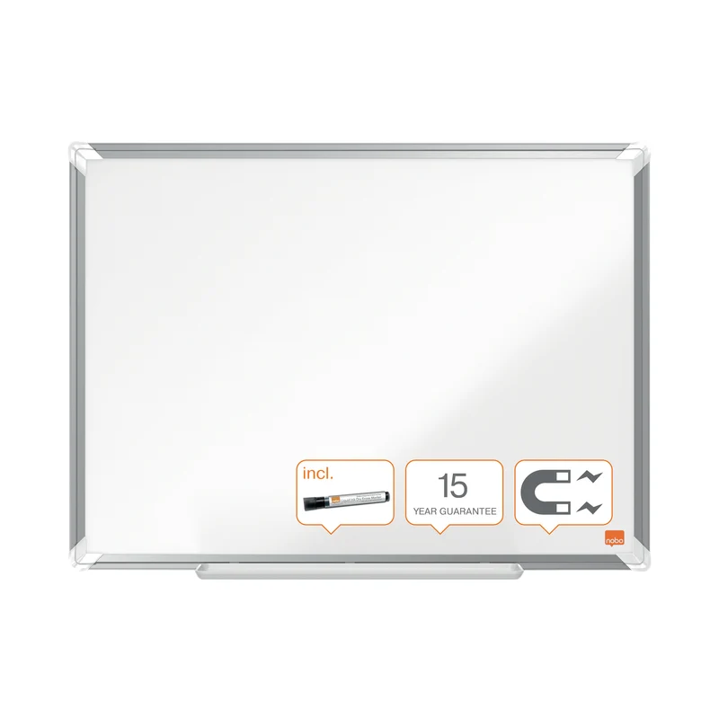 Nobo Premium Plus Steel Magnetic Whiteboard 1800x1200mm