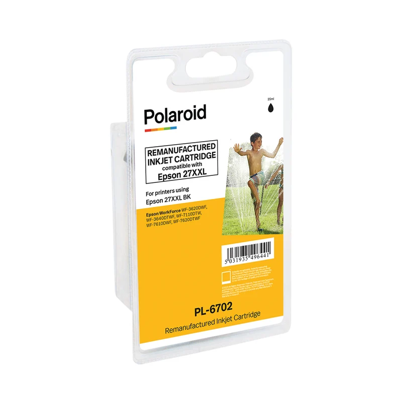 Polaroid Epson 27XXL Black Inkjet Cartridge T27914010-COMP