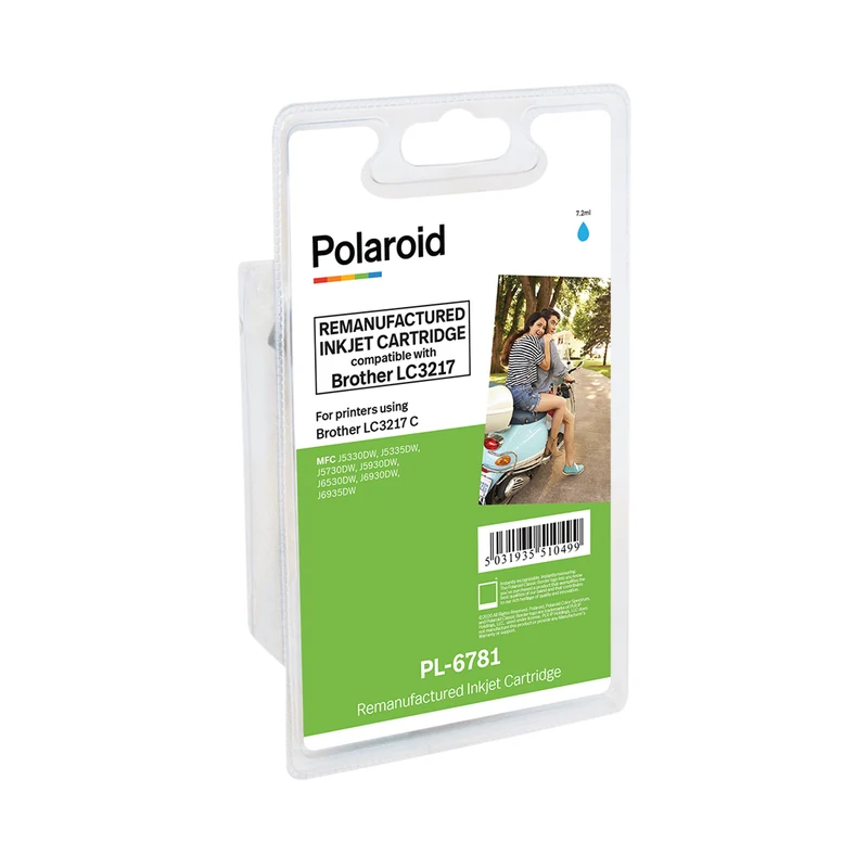Polaroid HP LC3217 Inkjet Cartridge Cyan LC3217C-COMP