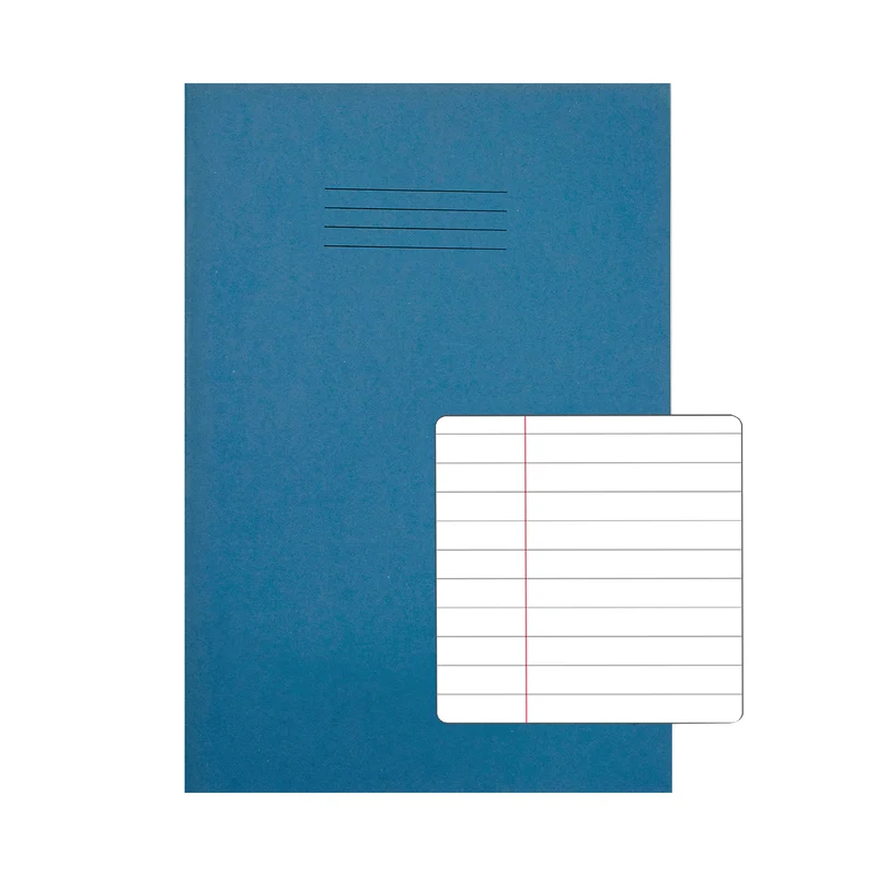 Rhino Exercise Book 8mm Ruled A4 Plus Light Blue (Pack of 50) VC50445