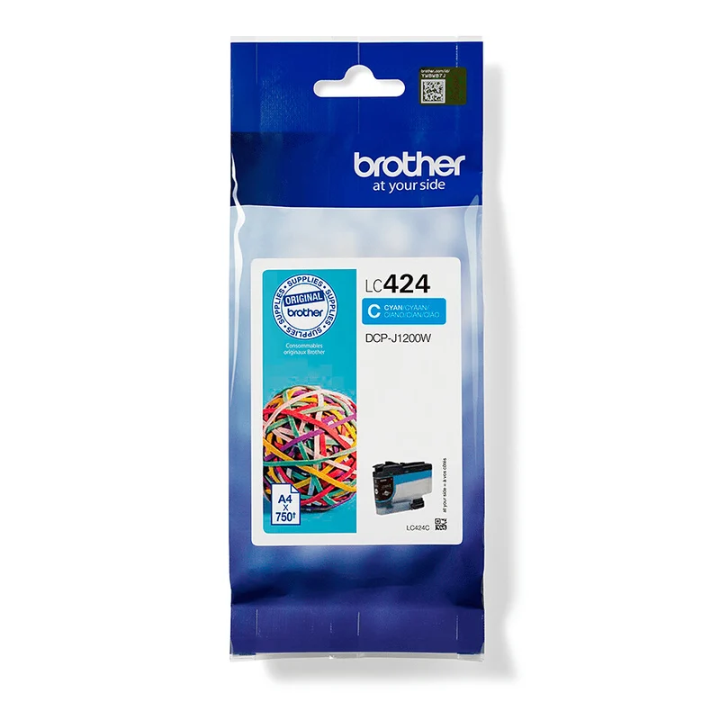Brother LC424C ink cartridge 1 pc(s) Original Cyan
