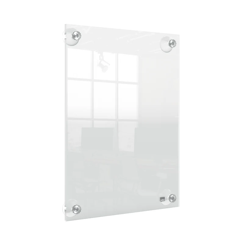 Nobo Premium Plus A4 Clear Acrylic Wall Mounted Repositionable Poster Frame