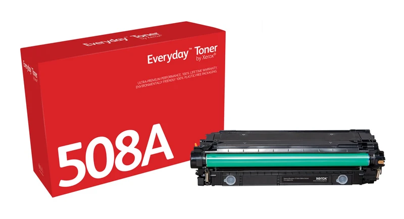 Everyday ™ Black Toner by Xerox compatible with HP 508A (CF360A/ CRG-040BK), Standard capacity