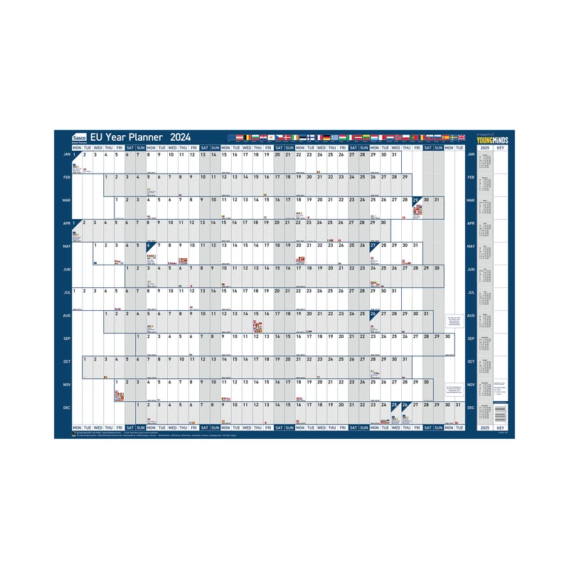 Sasco EU Year Planner Unmounted 2024 241223