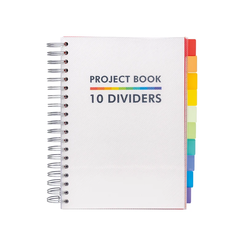 Pukka Pads Pukka Project Book with 10 Dividers B5 White 9603-PB