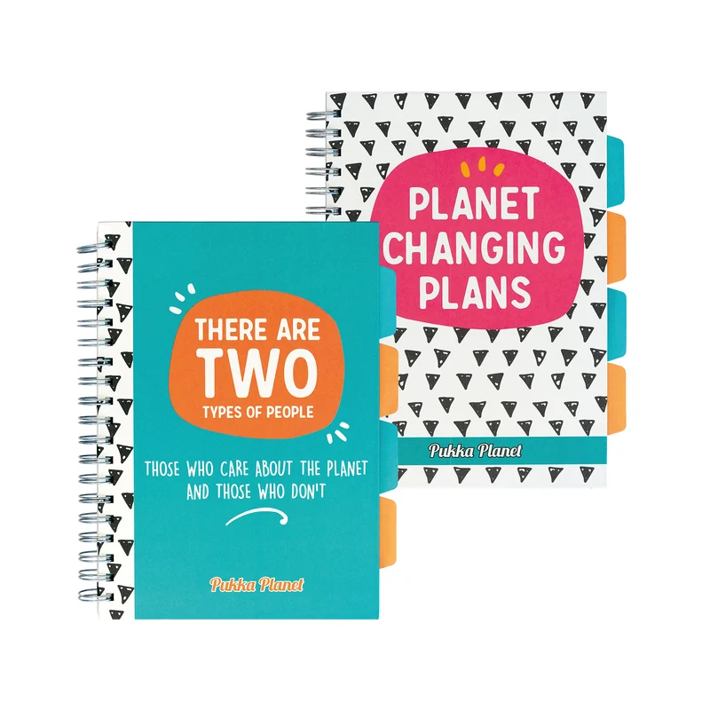 Pukka Planet Project Book 2 Designs B5 Assorted (Pack of 2) 9763-SPP