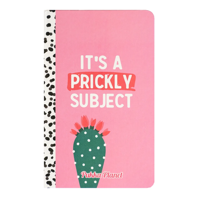 Pukka Planet Soft Cover Notebook It's a Prickly Subject 9764-SPP