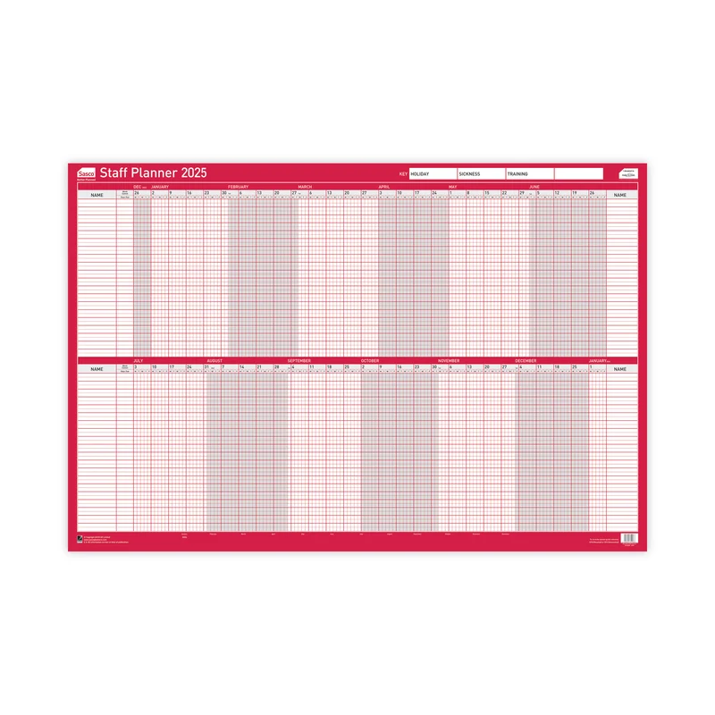 Sasco Staff Planner Mounted 2025 SY1076225