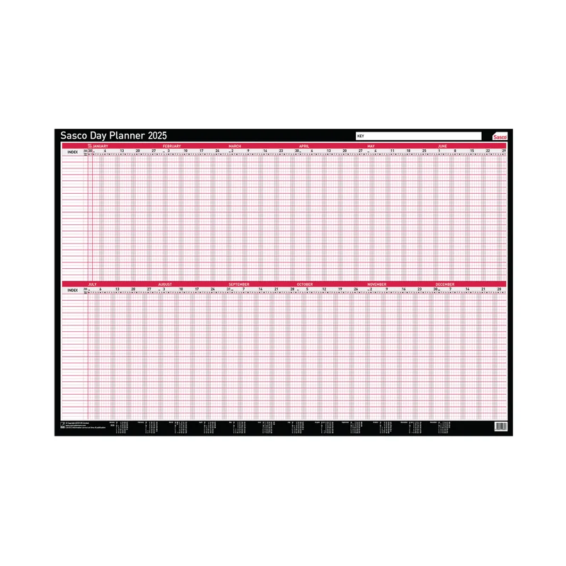 Sasco Day Planner Mounted 2025 SY1076125